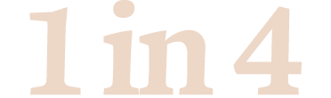 1 in 4