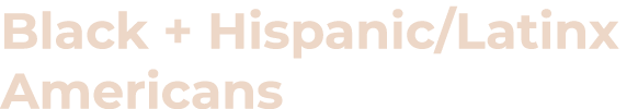 Black + Hispanic Latinx Americans