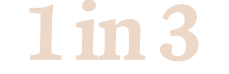 1 in 3